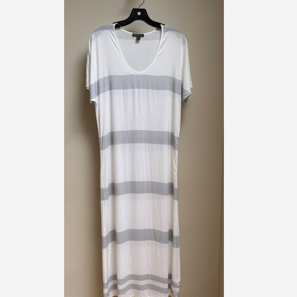 James Perse Striped Viscose Maxi Dress